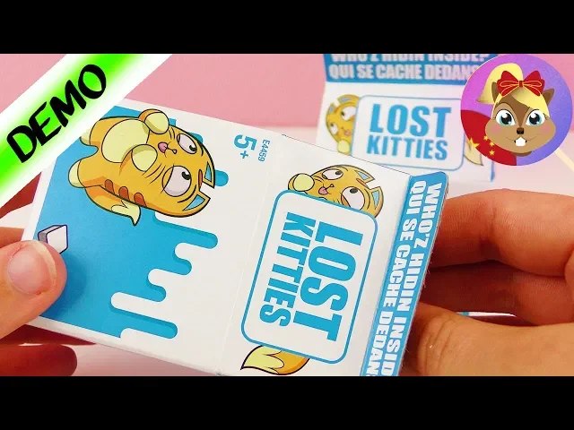超级可爱 寻找小猫咪软泥 陶土粘土套装 lost kitties 彩色动物宝宝 收集
